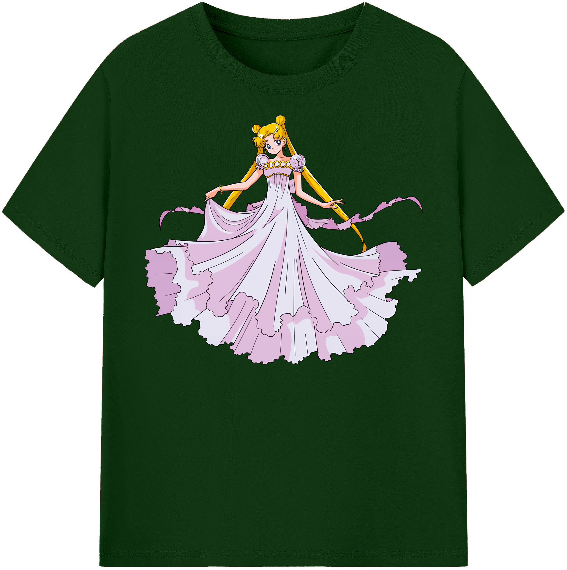 （画像用） 美少女戦士セーラームーン 愛野 美奈子 あいの みなこ Sailor Moon Aino Minako 綿100％半袖Tシャツ（フロントプリント）